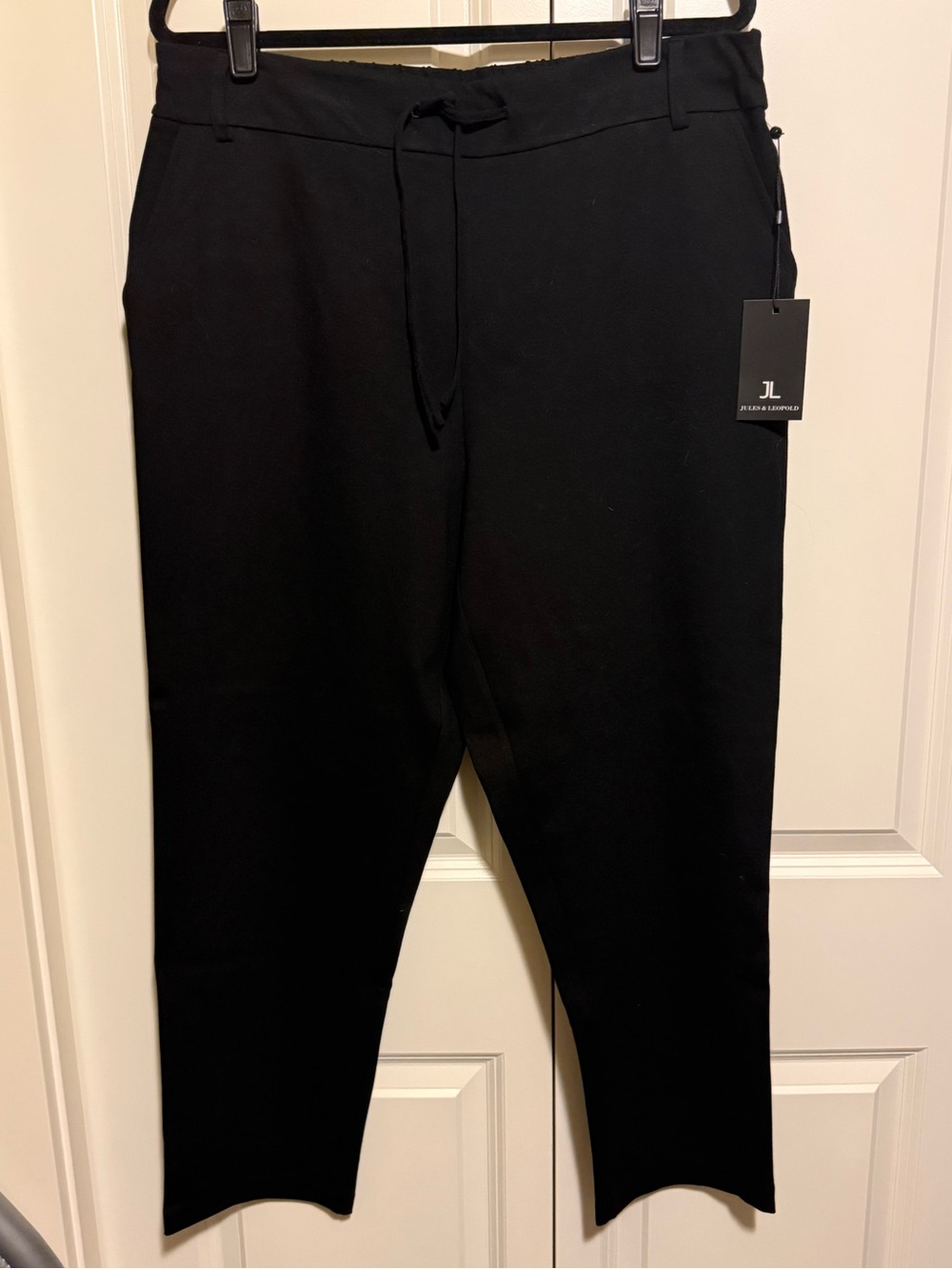 Jules & Leopold Black Drawstring Jogger Pants
